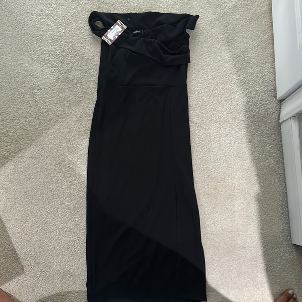 Black dress.
